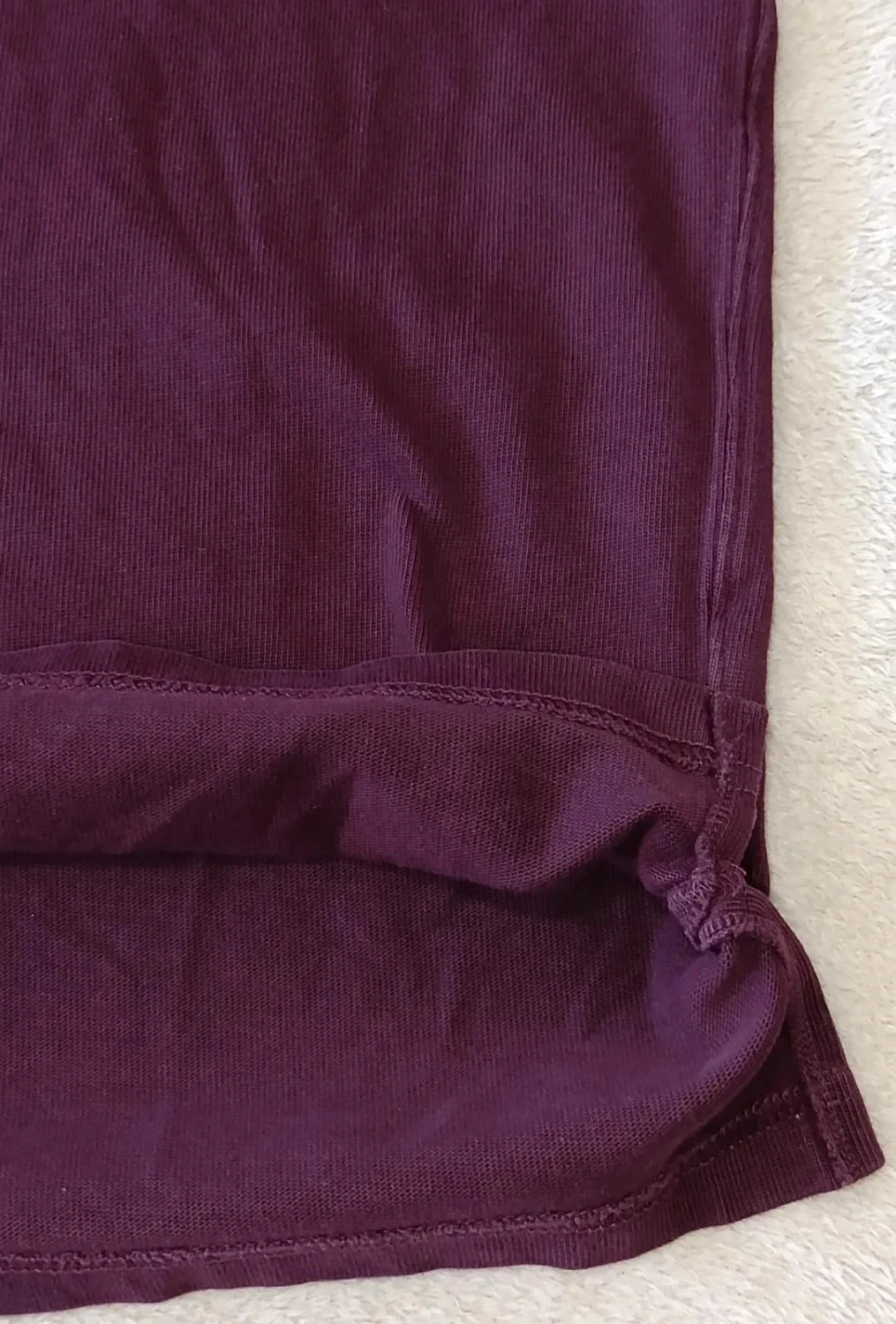 Polo Lacoste mangas largas burdeos Talla 4 – photo 8